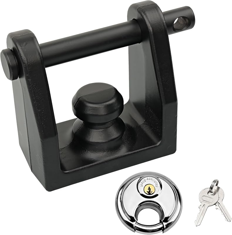 HQPASFY TL-20 Hitch Lock for Bulldog Couplers with Keyed Padlock and H