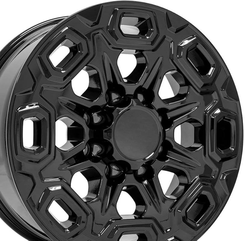 OE Wheels CV64 20x8.5 Gloss Black Rims for Silverado 2500 and 3500 Tru