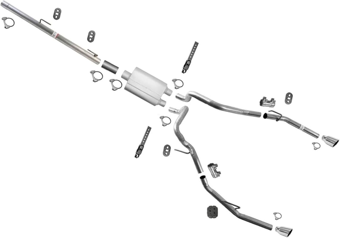 Taylor Performance High Flow Dual Exhaust Muffler for 2009-2016 Ram 15