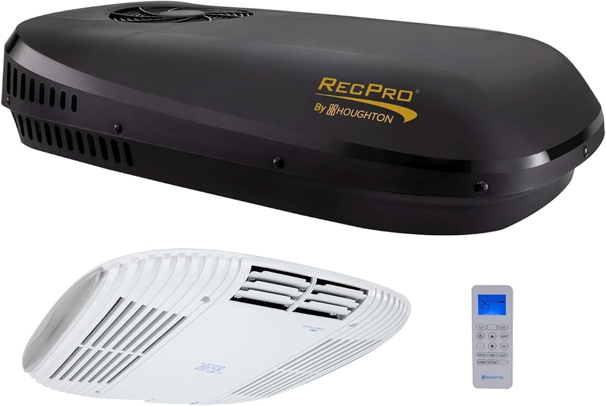 RecPro Low Profile 9.5K BTU Non-Ducted RV Air Conditioner with Quiet C