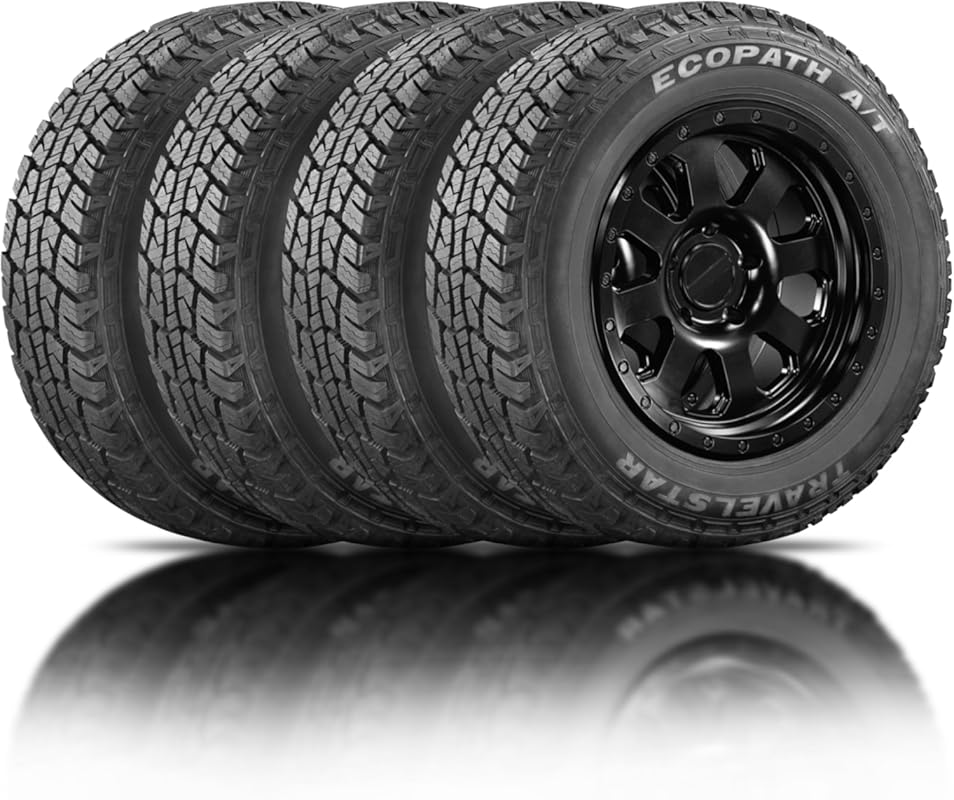 Set of 4 Travelstar Ecopath AT All Terrain LT275/70R18 10 Ply 125/122