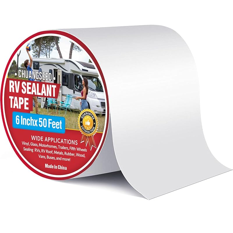 CHUANGSEED RV roof tape provides UV-resistant and weatherproof sealing
