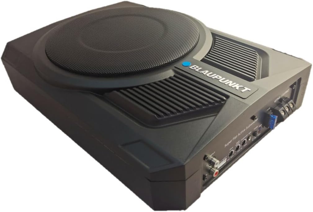 BLAUPUNKT GTHS131PRO 10-inch powered underseat subwoofer with 350W bui