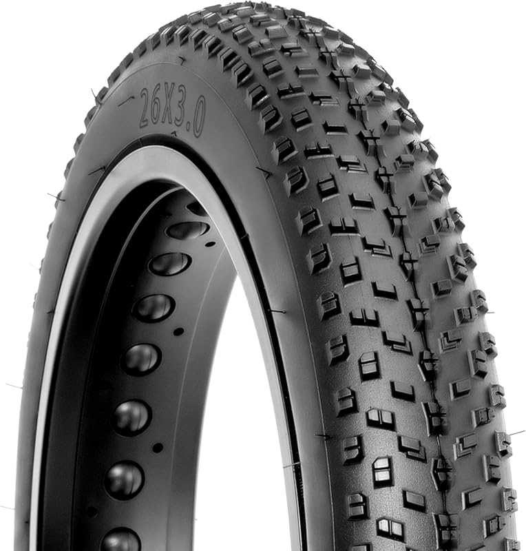 Hycline Fat Bike Replacement Tire: 20x3.0/26x3.0 Inch Wear-Resistant Folding All-Terrain Tire