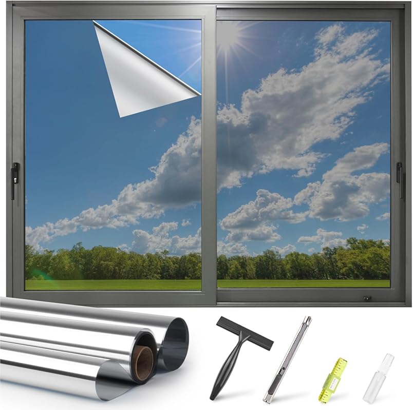 Kromapolis One-Way Window Privacy Film for Daytime Heat Control and UV