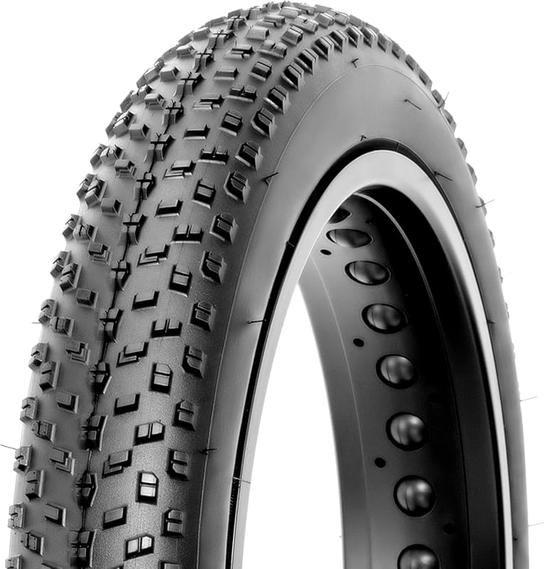 MOHEGIA Fat Bike Tire: 20x3.0/26x3.0 Inch All-Terrain Folding Replacement Tire