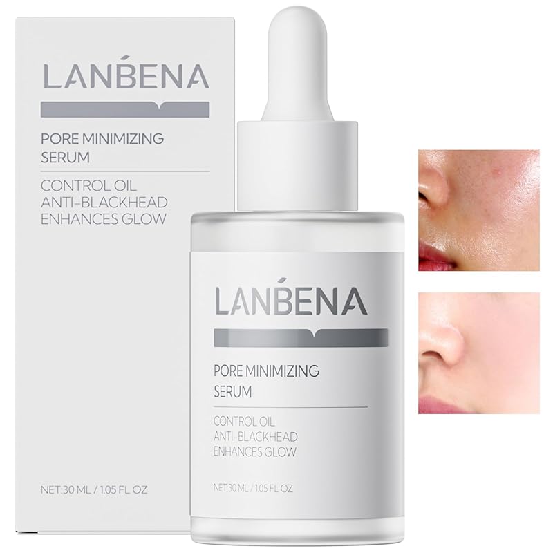 LANBENA Pore Minimizer Facial Essence Serum for Shrinking Pores, Dryne