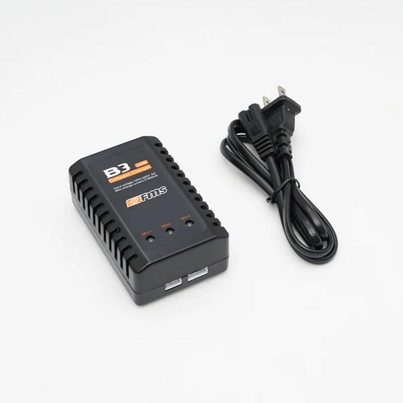 FMS B3 Compact RC LiPo Battery Charger for 2S and 3S RC Cars Trucks an