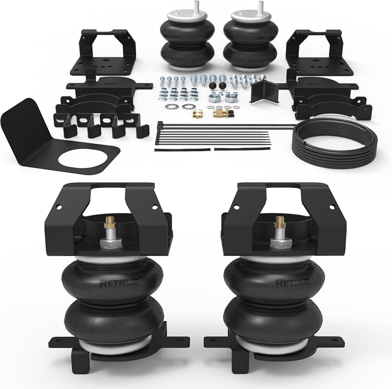 RETRUE Rear Air Suspension Kit for 2011-2025 Silverado and Sierra 2500