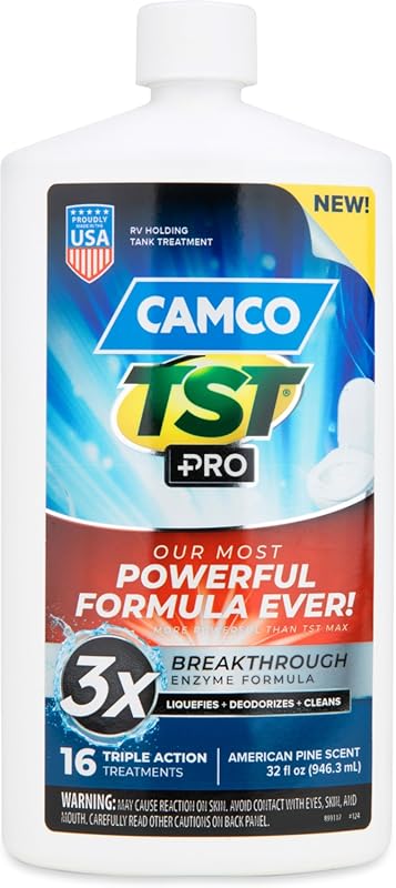 Camco TST PRO RV Toilet Treatment with Bio-Enzymatic Formula for Odor 