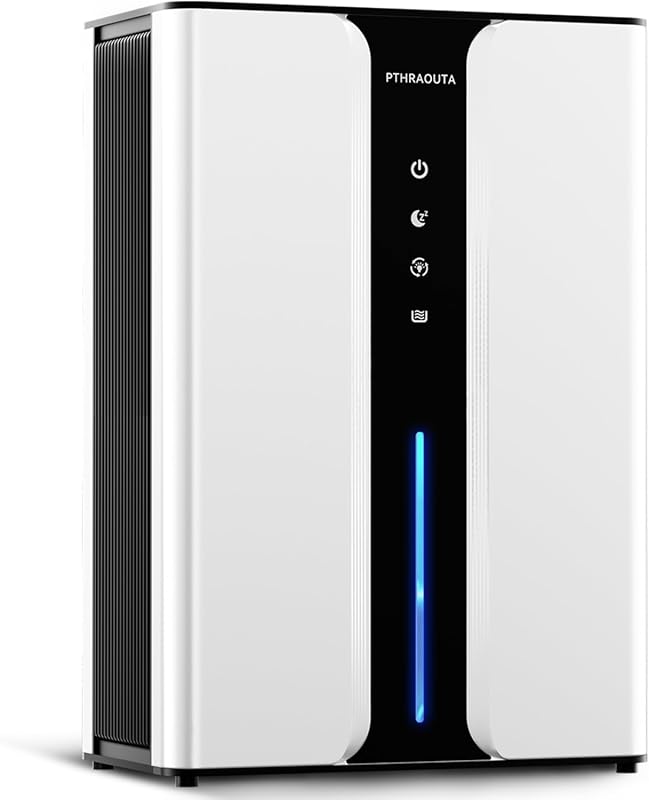 95oz 950 Sq.Ft Quiet Dehumidifier with Drain Hose and Reusable Filter 