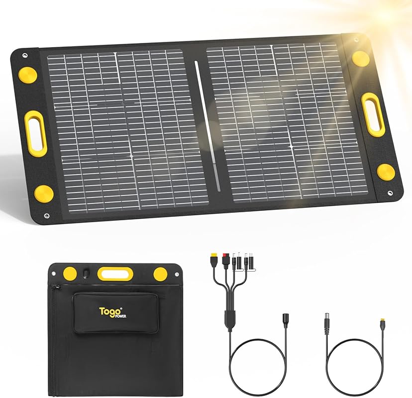 100W Bifacial Foldable Solar Panel