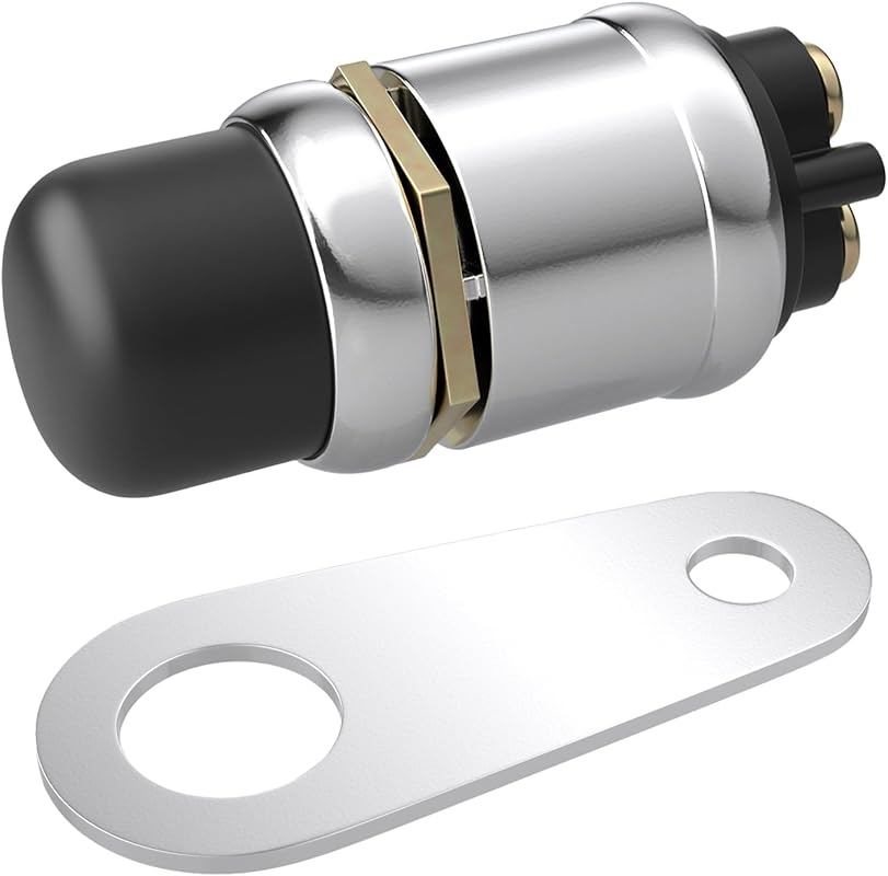 Waterproof 12V 50A Push Button Starter Switch for Car, Truck, Boat, or