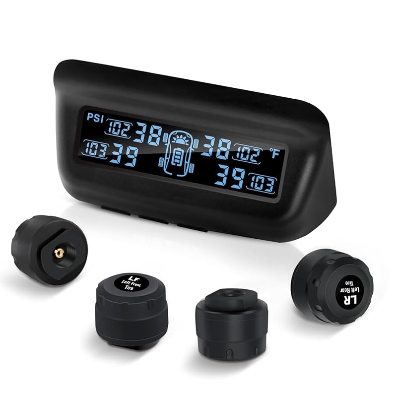 RV and Trailer TPMS with Solar Charging, Auto Calibration, and an M13 