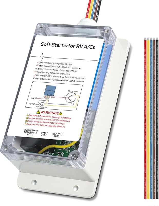 HVAC Soft Starter Kit for RV Air Conditioners Enables Easy Starting on