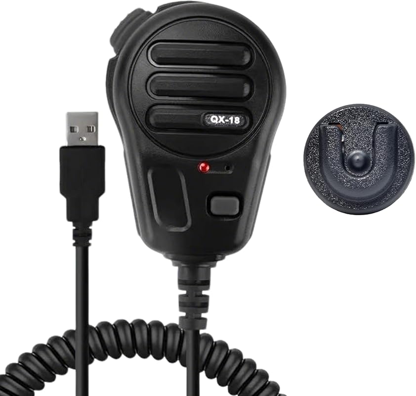 USB Microphone with PTT and Programmable Keys for American Truck Simul