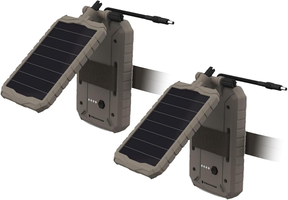 Stealth Cam Sol-Pak 3000mAh Solar Battery Pack with Adjustable T-Swive
