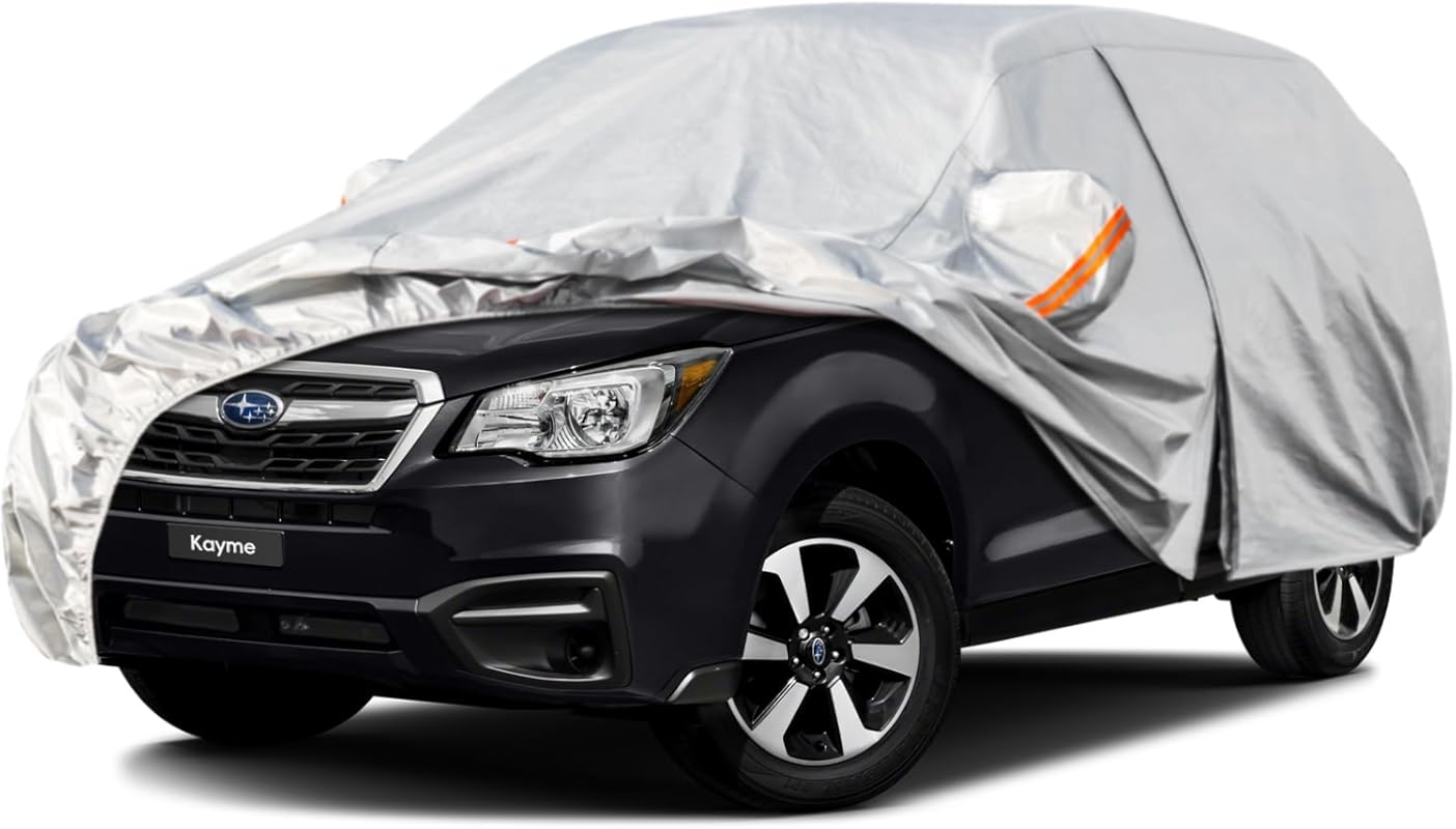 Kayme 6-Layer Custom-Fit Waterproof SUV Cover for Subaru Forester with