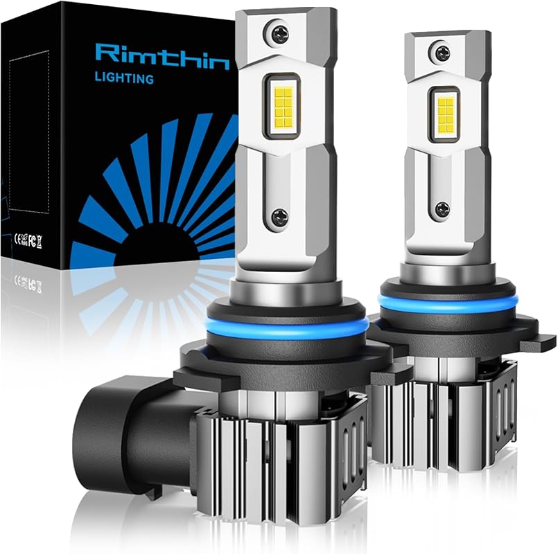 9005 LED Fog Light Bulbs with 6000K Cool White Light and IP67 Waterpro