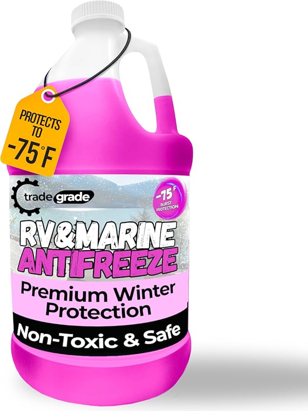 RV Antifreeze for Winterizing with -75°F Freeze Protection in a 1-Gall