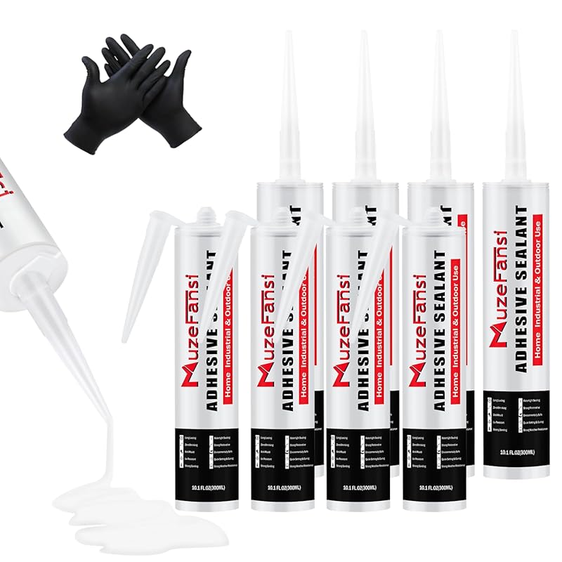 8-pack of self-leveling RV roof sealant provides waterproof and flexib