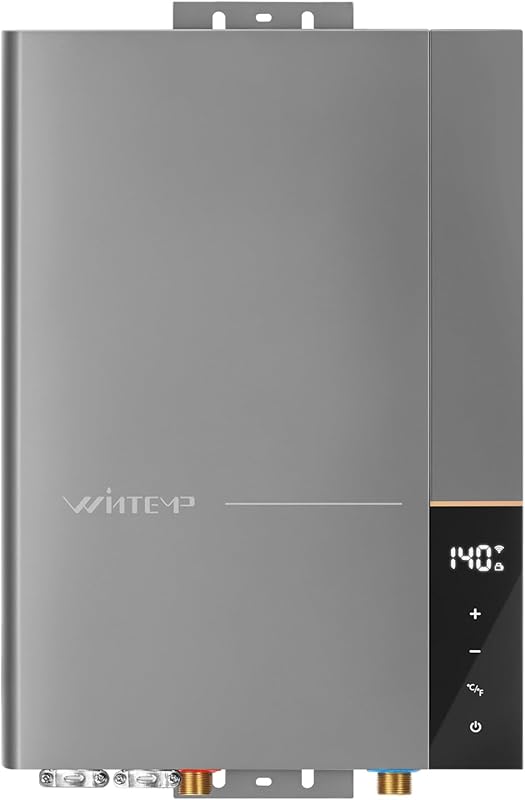36kW Electric Tankless Water Heater with WiFi Control and LED Temperat