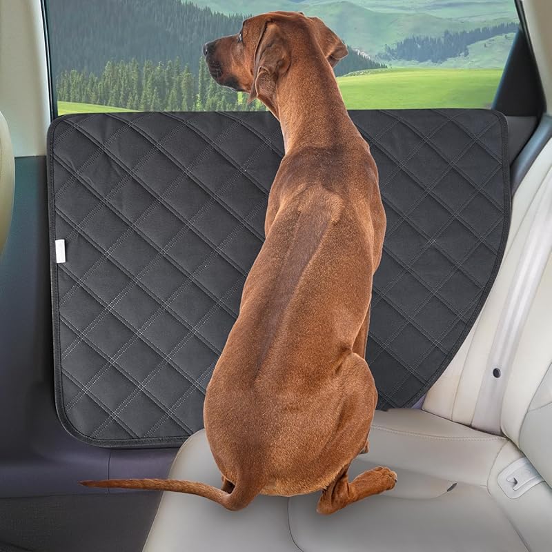 Dog Car Door Protector: Anti-Scratch, Stain-Resistant, and Window-Roll