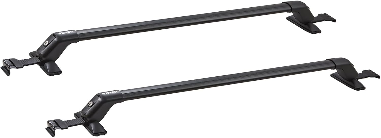 VEVOR Aluminum Roof Rack Cross Bars for Roofs Without Side Rails with 
