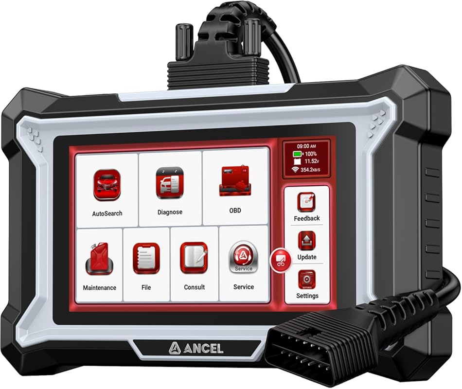 ANCEL DS100 OBD2 Scanner for ABS, SRS, Transmission, and Check Engine