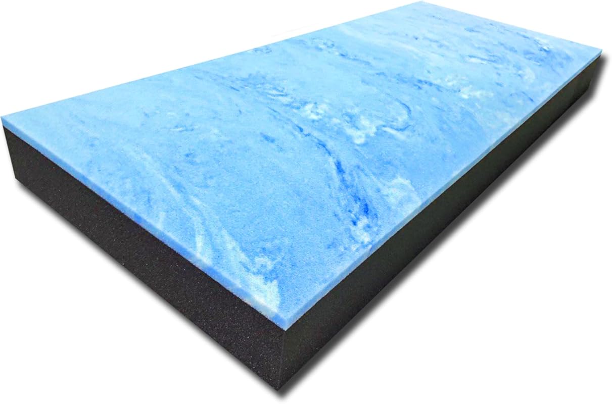 FoamTouch 6'' x 28'' x 72'' Bunk Mattress, Gel Memory Foam on High Den