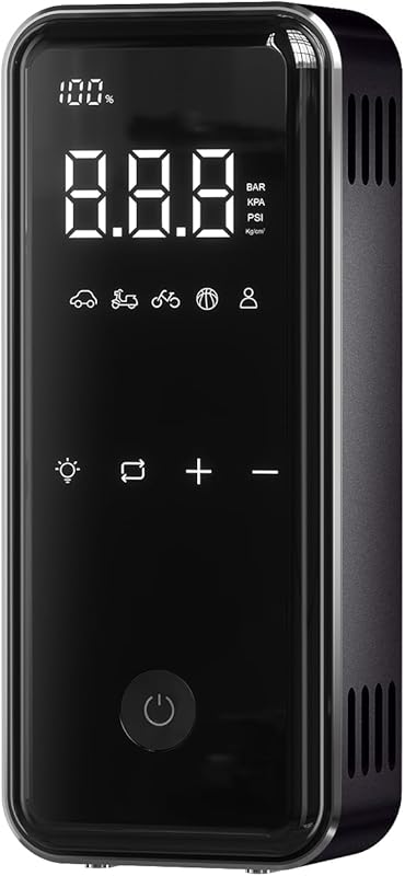 MotorX 2nd Generation Portable Tire Inflator with 15000mAh Battery and