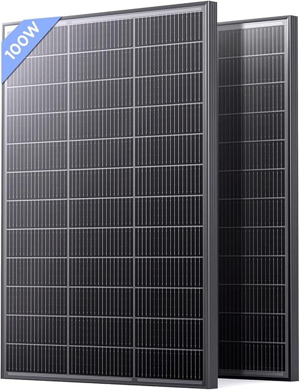 N-Type 16BB 200W solar panel kit with two 100W compact panels, 25% mon