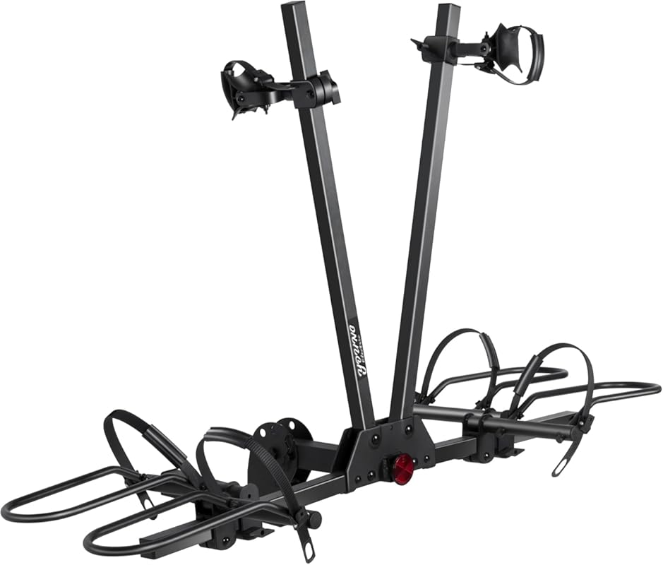 Young Hitch Mounted 2-Bike Rack for Standard, Mountain, and Fat Tire B