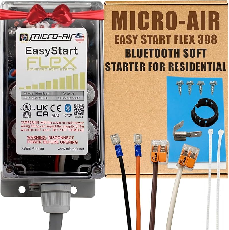 MICRO-AIR EasyStart FLEX 398 - Bluetooth Soft Start Kit for Home Air C