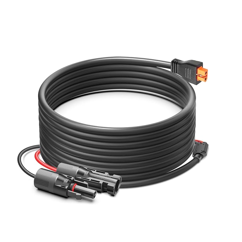 16.5Ft Solar to XT60i Extension Cable Compatible with Ecoflow Delta an