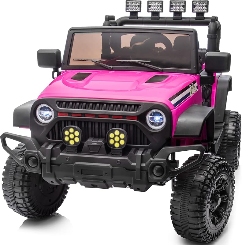 24V Kids Ride-On Car with Remote Control and 400W Motor for Toddlers A
