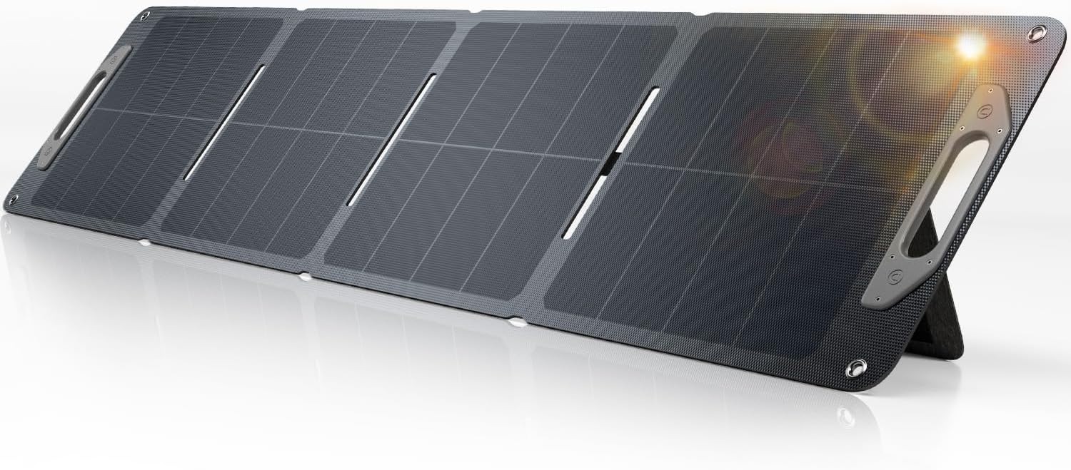 120W Portable Solar Panel for Power Stations - Ultra-Light and Foldabl
