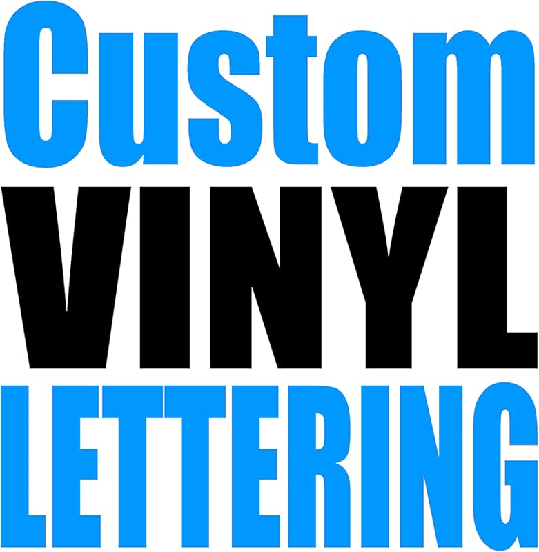 Custom Vinyl Lettering for Car Windows and Signs with Any Size and Col