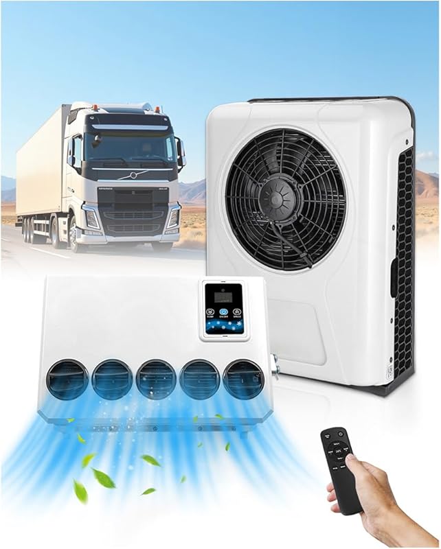 Treeligo 12V 12000 BTU Fast Cooling Mini Split Air Conditioner for Sem
