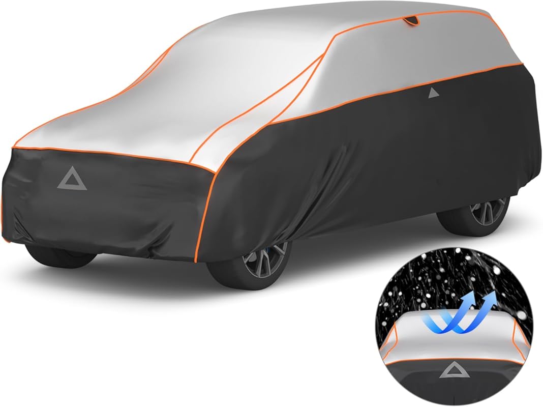 Favoto Waterproof SUV Hail Protection Cover with Padded Layers and Ref