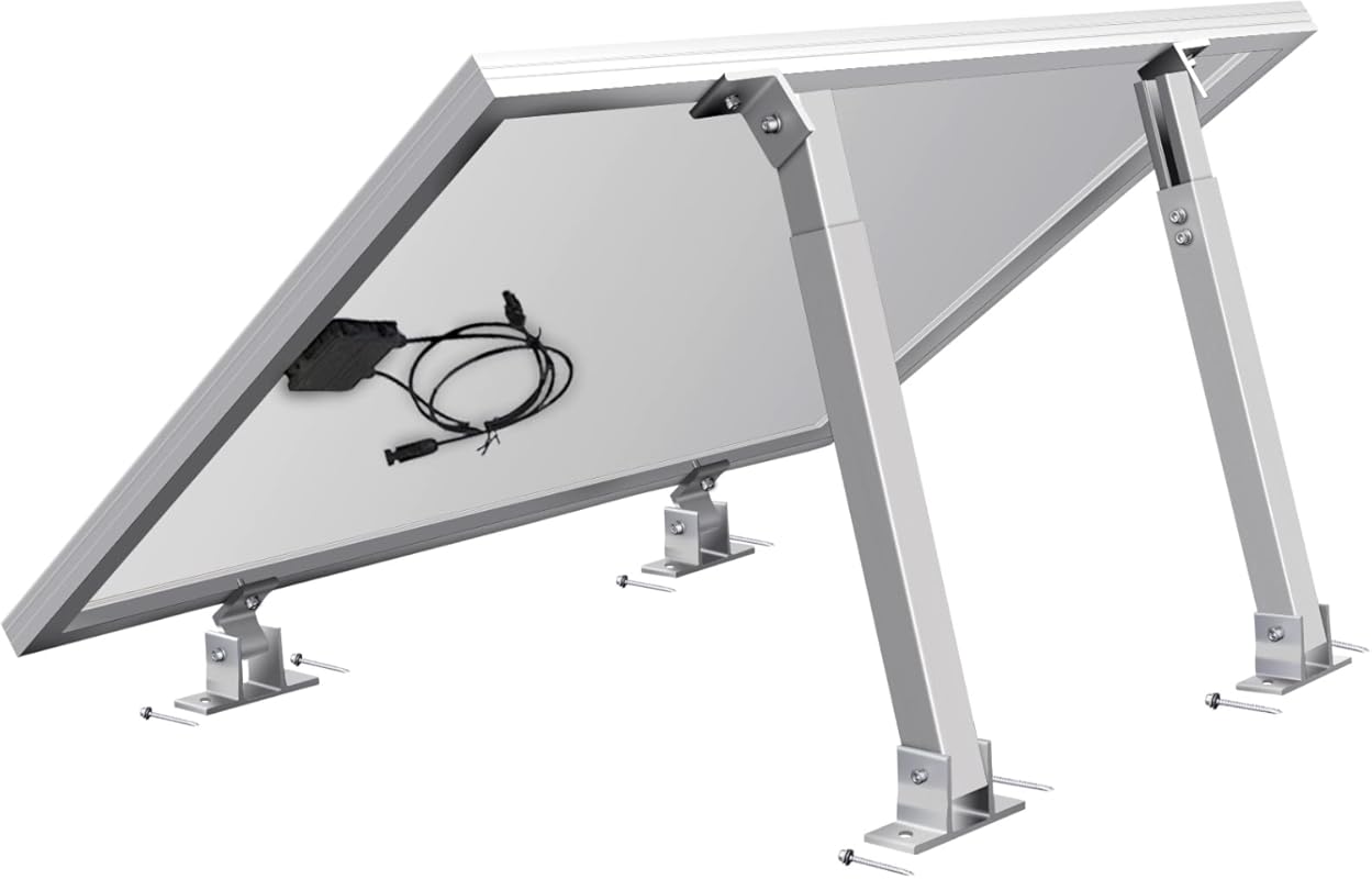 Adjustable Solar Panel Tilt Mount Brackets for 50W to 400W Panels on G