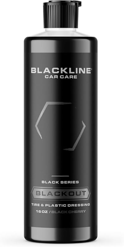 Blackline Blackout Trim and Tire Dressing for Plastic, Rubber, Vinyl, 