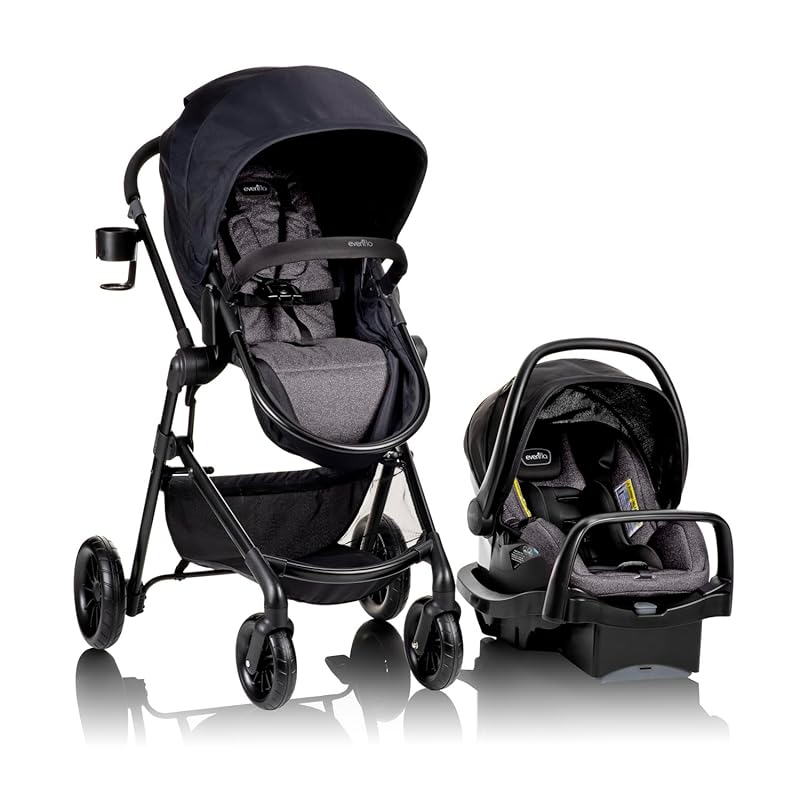 Evenflo Pivot Modular Travel System with LiteMax Infant Car Seat in Ca