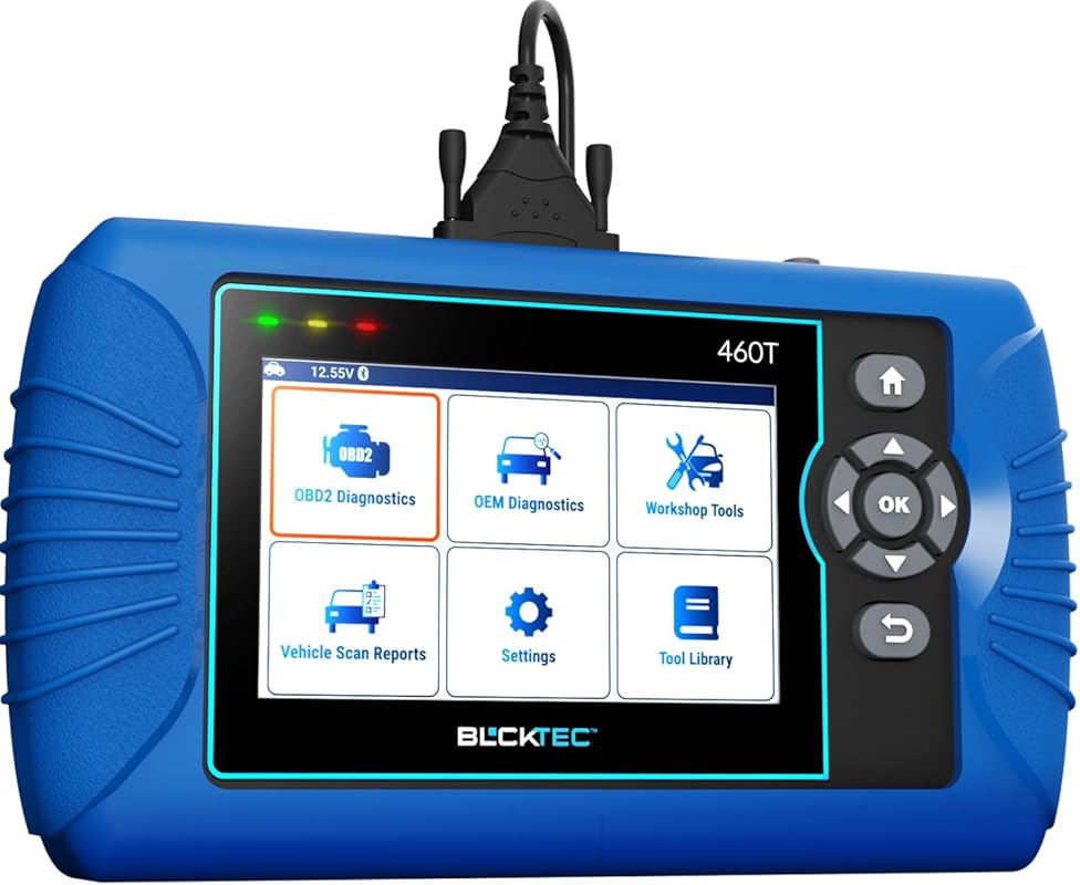 BLCKTEC 460T OBD2 Scanner with 12 Reset Services Including TPMS for En