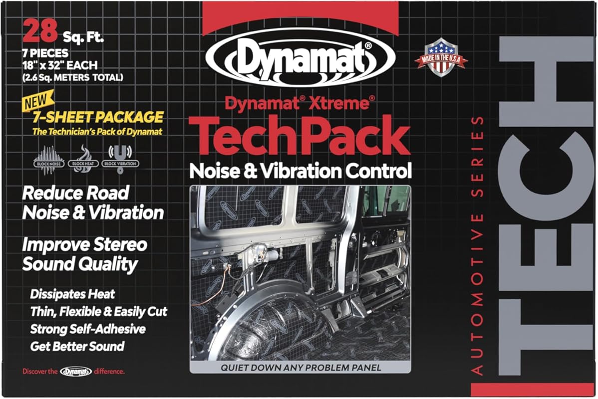 Dynamat Xtreme Tech Pack Sound Deadening Car Insulation – Noise Dampen