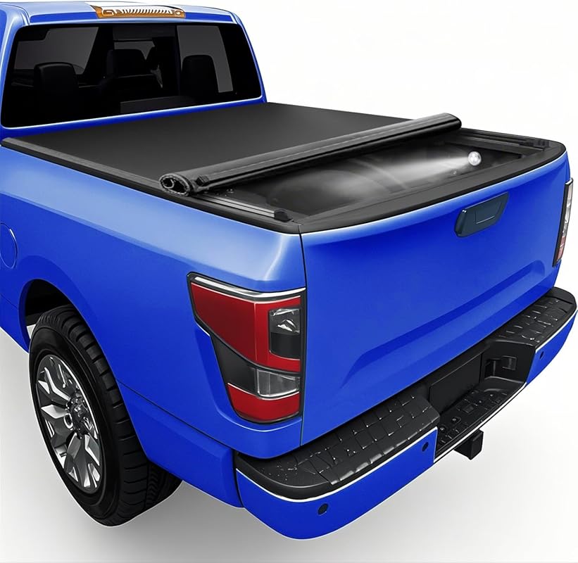 Soft Roll-Up Tonneau Cover for 2005-2025 Nissan Frontier with 5-Foot B