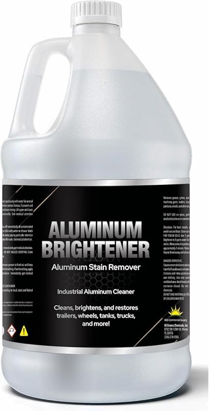 AGS Commercial Aluminum Brightener Acid cleans and brightens wheels, b