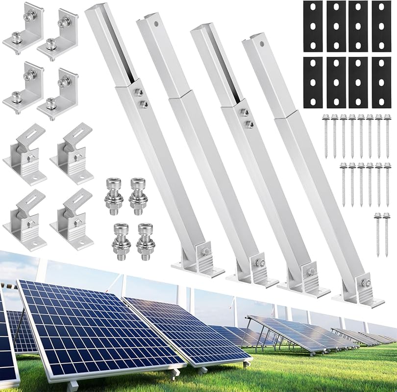 Adjustable Solar Panel Tilt Mount Brackets for 50W to 400W Panels on G