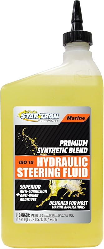 Star Tron Synthetic Blend Hydraulic Steering Fluid with ISO 15 for Mar