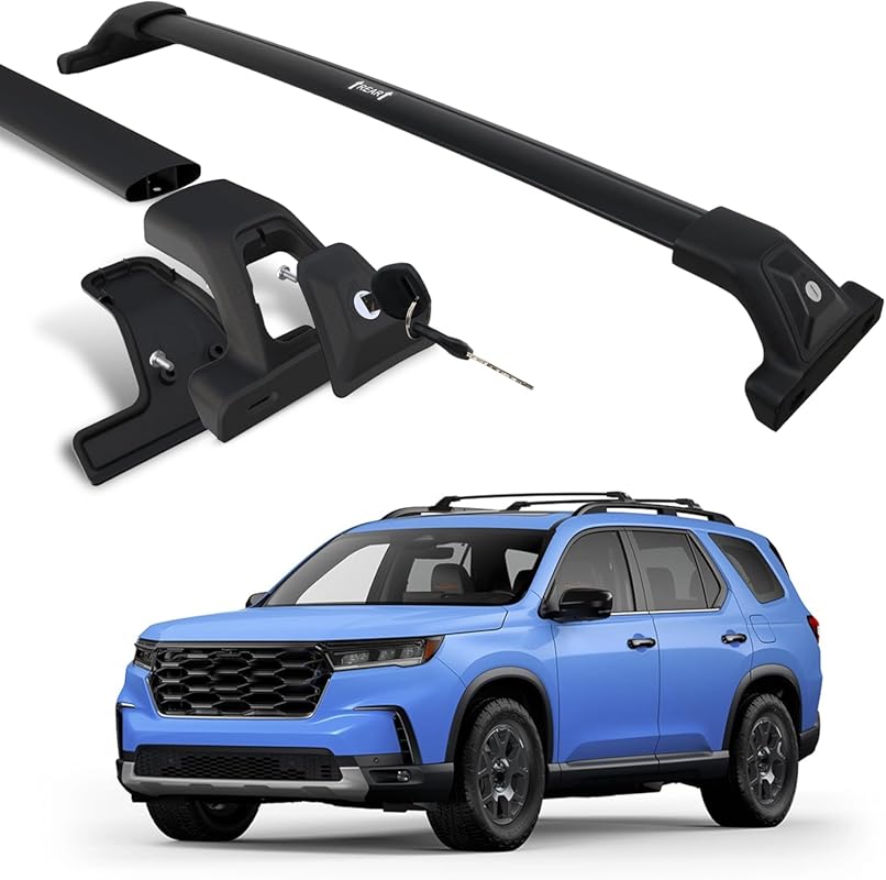 Lockable Roof Rack Cross Bars for Honda Pilot 2023-2025 with 265 lbs C